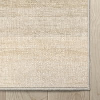 Добро ткаени апстрактно зајдисонце модерен гроздобер градиент со рамен ткаенина со рамен рамен рамен од 9'10 13 'килим
