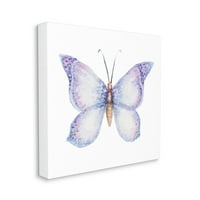 Tuphell Industries Прекрасна виолетова пеперутка крилја животински инсекти сликарство за сликање завиткано платно печатење wallидна