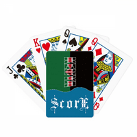 Кенија Земја Знаме Име Арт Деко Мода Резултат Покер Играње Карти Инде Игра