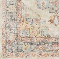 Уметнички ткајачи Ново Мексико Медалјон област килим, каки, ​​7'10 круг