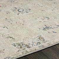 Уметнички ткајачи килим со цветни области, 8 '5'
