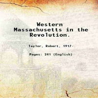 Западен Масачусетс Во Револуцијата. 1954