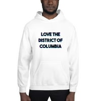 3xl Три Боја Љубов Округот Колумбија Дуксер Со Пуловер Со Качулка Со Недефинирани Подароци