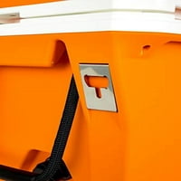 Camco Currituck Tangerine и бел квартал ладилник - солиден надворешност направен за кампување, лов, риболов и задниот дел -