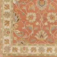 Уметнички ткајачи Чака Руст Традиционален килим од 6 '9'