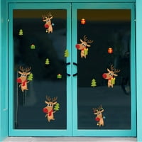 Налепници За Декорација На Божиќни Прозорци Стаклени Налепници На Вратите На Кабинетот Електростатски Налепници Налепници За