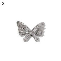 Женска Шема НА Пеперутка 3д Совети За Уметност На Нокти Светки Деколте Декор За Маникир Самостојна Алатка