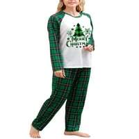 Божиќ Семејство Појавување Пижами Поставува Симпатична Елка Елен Облека За Спиење Празник ПЈС Облека За Спиење За Парови Деца Баб